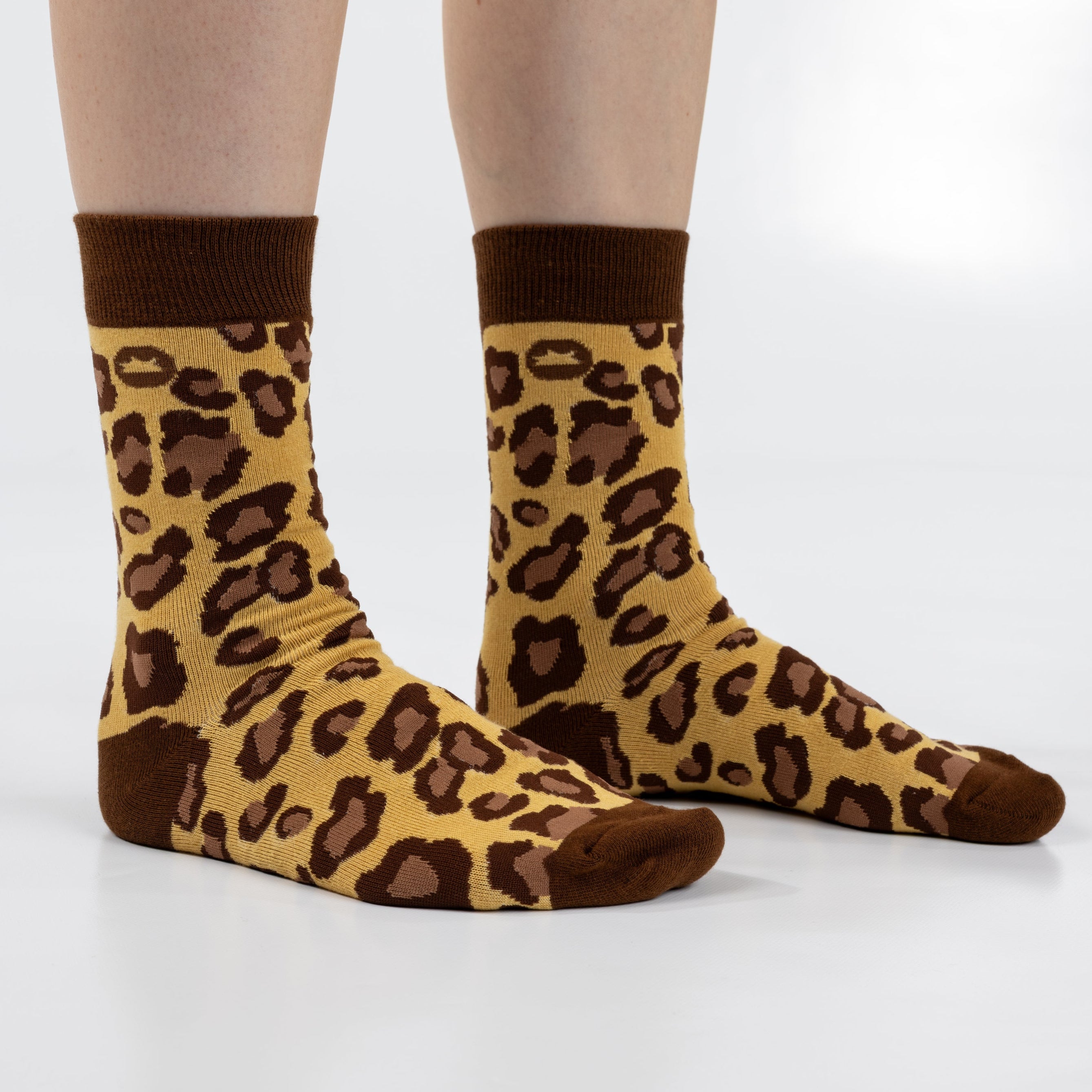 LEOPARD PRINT BAMBOO SOCKS