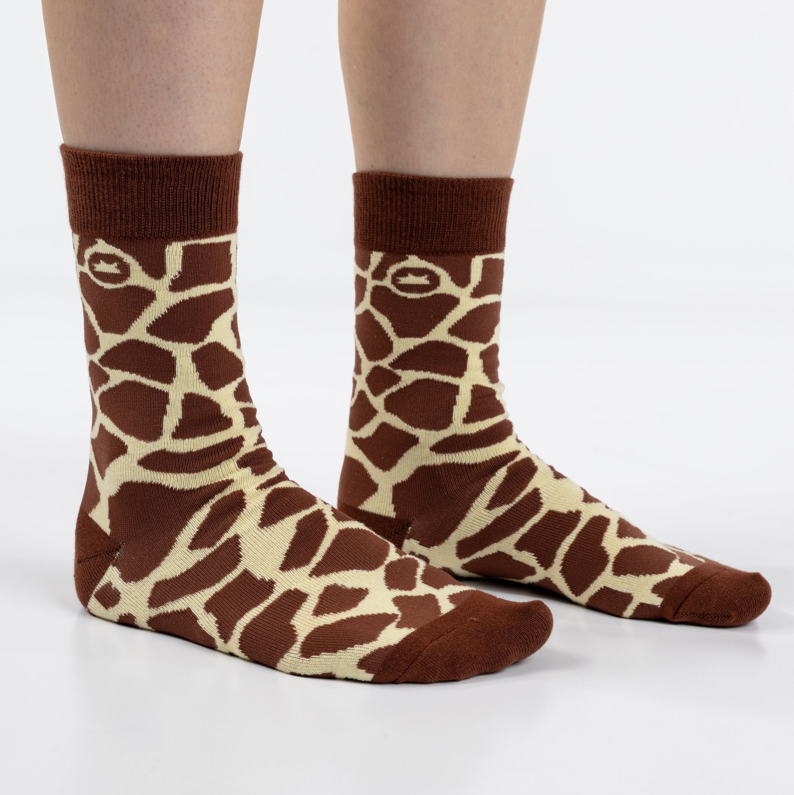GIRAFFE PRINT BAMBOO SOCKS