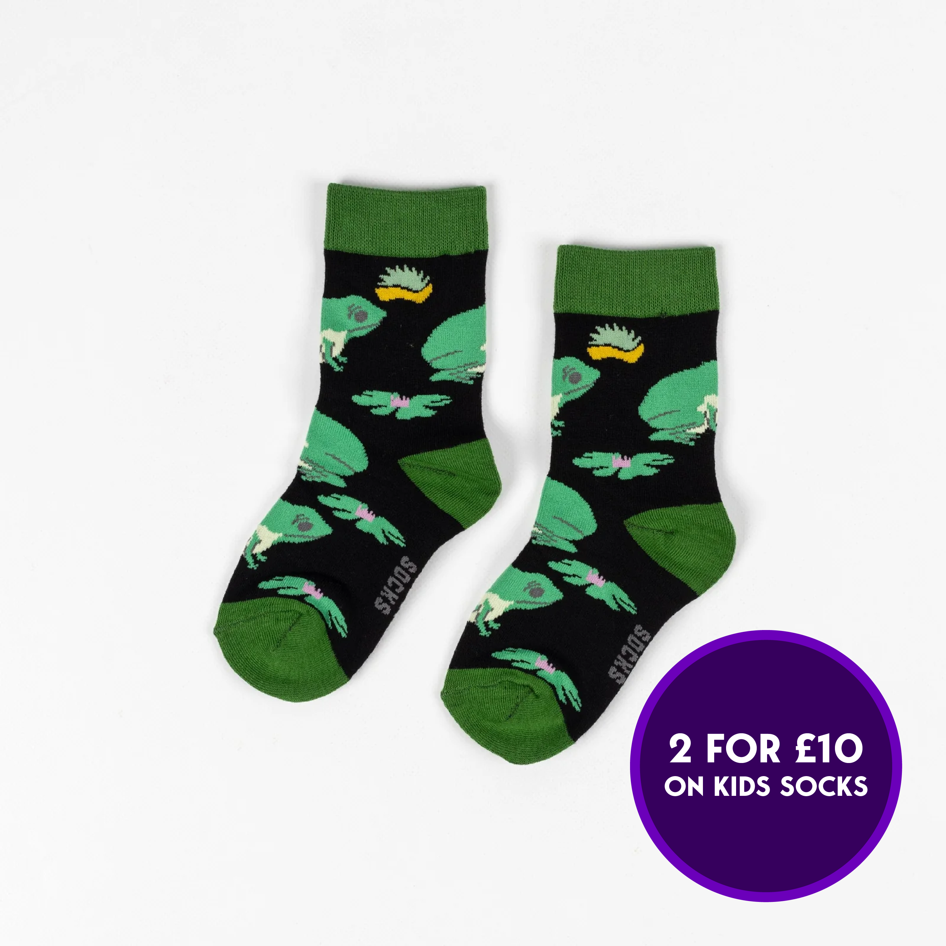 KIDS BAMBOO SOCKS | FROG