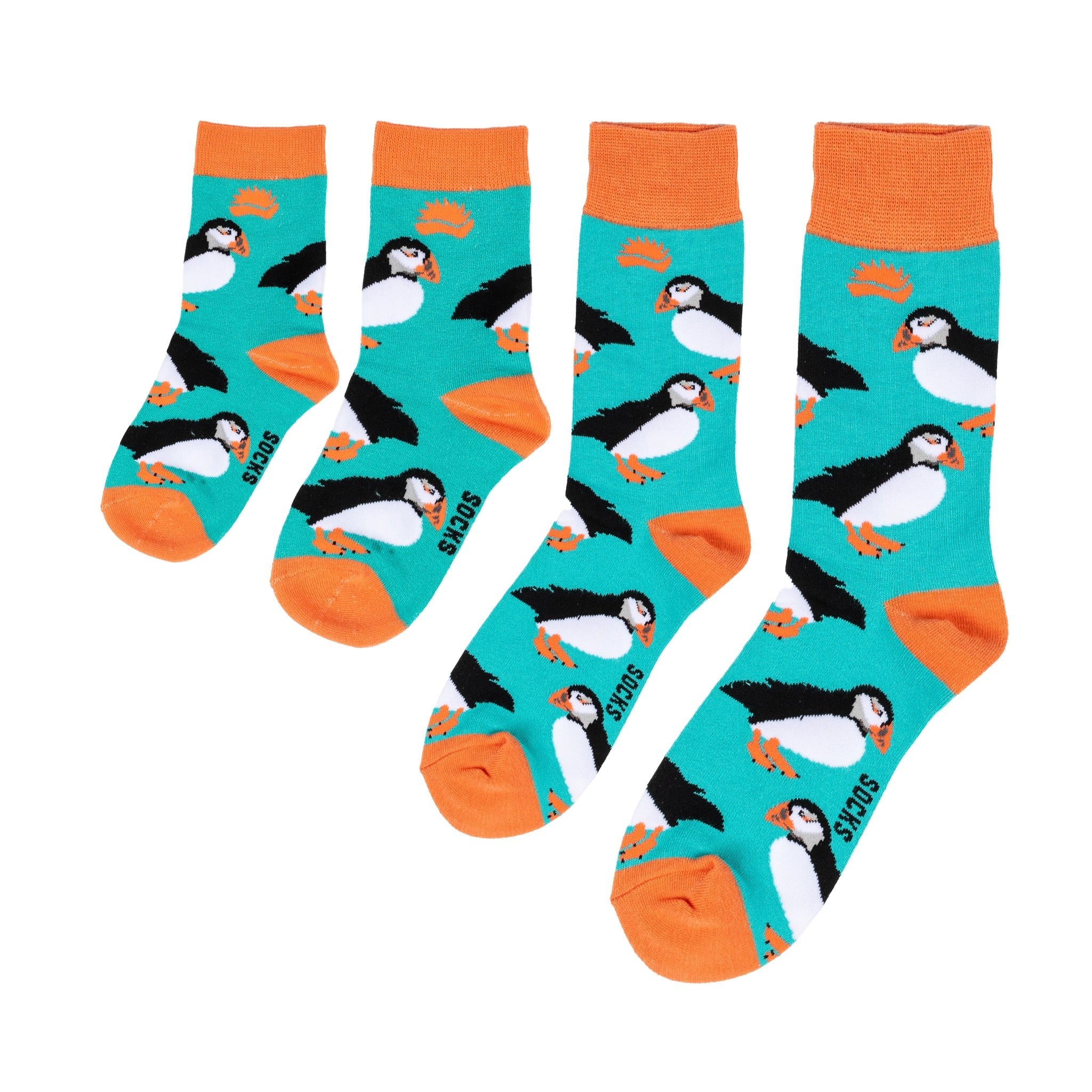 FAMILY BAMBOO SOCKS | PUFFIN - We Are Hedgy