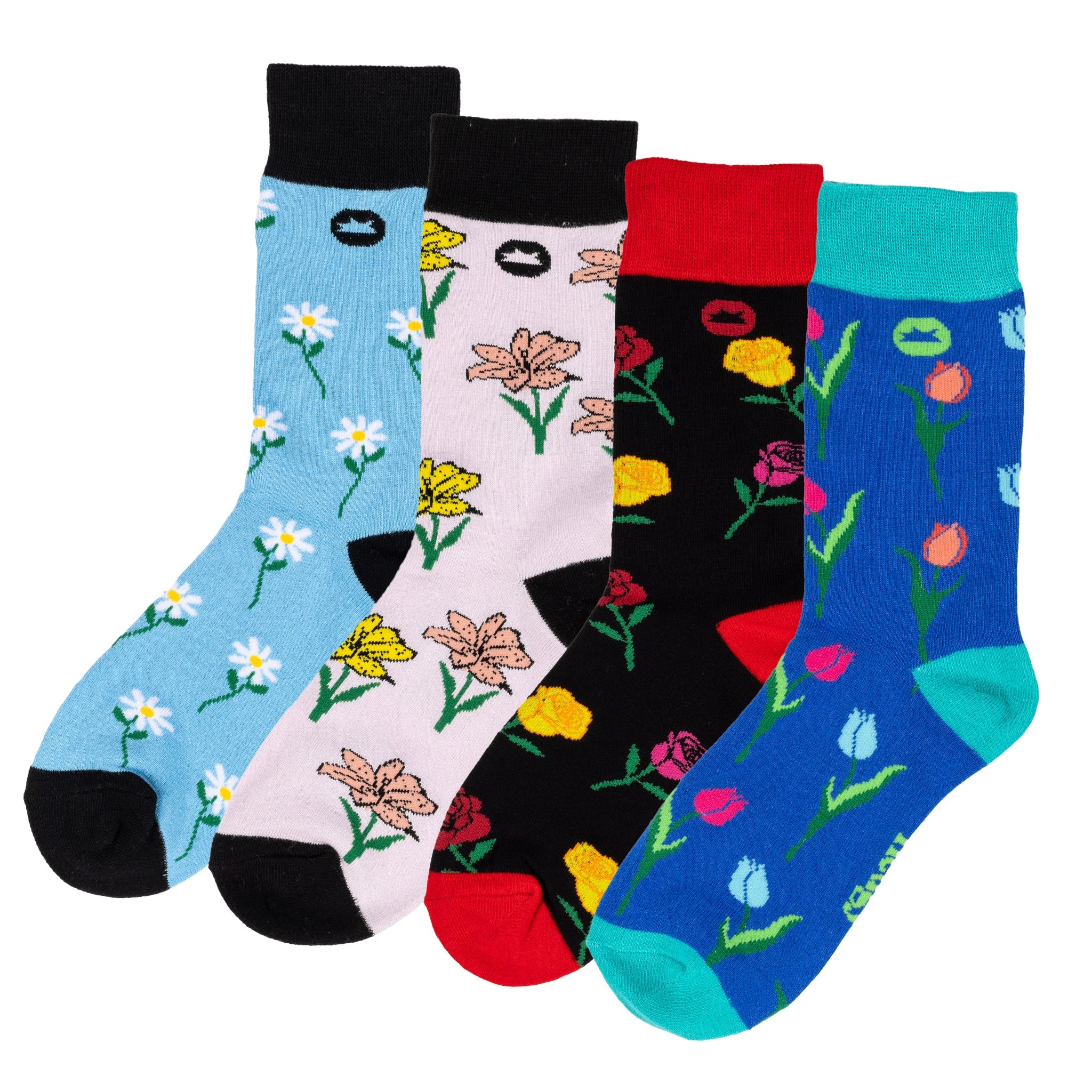 FLOWERS BAMBOO SOCKS BUNDLE - We Are Hedgy