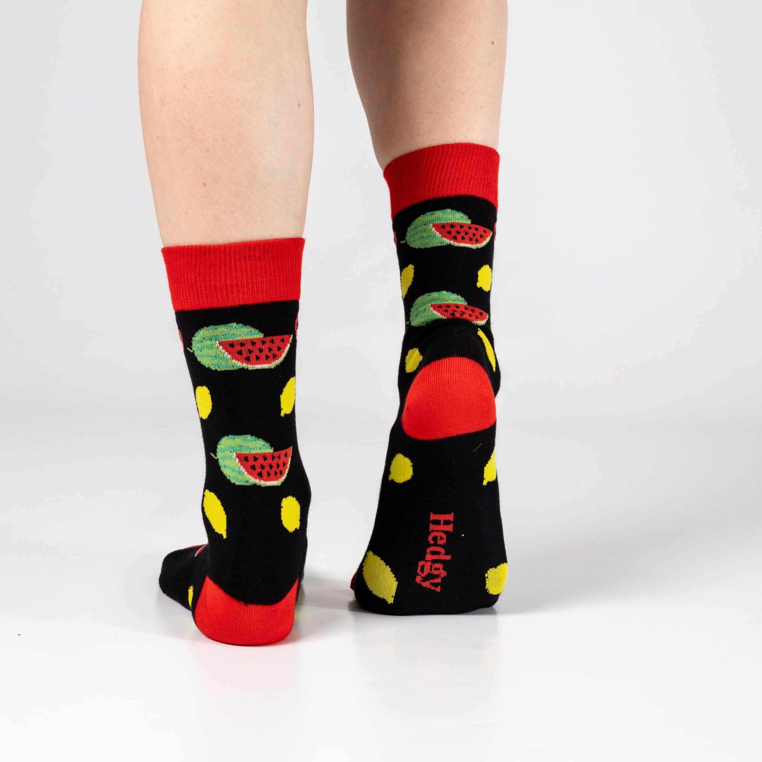 LEMON WATERMELON BAMBOO SOCKS - We Are Hedgy