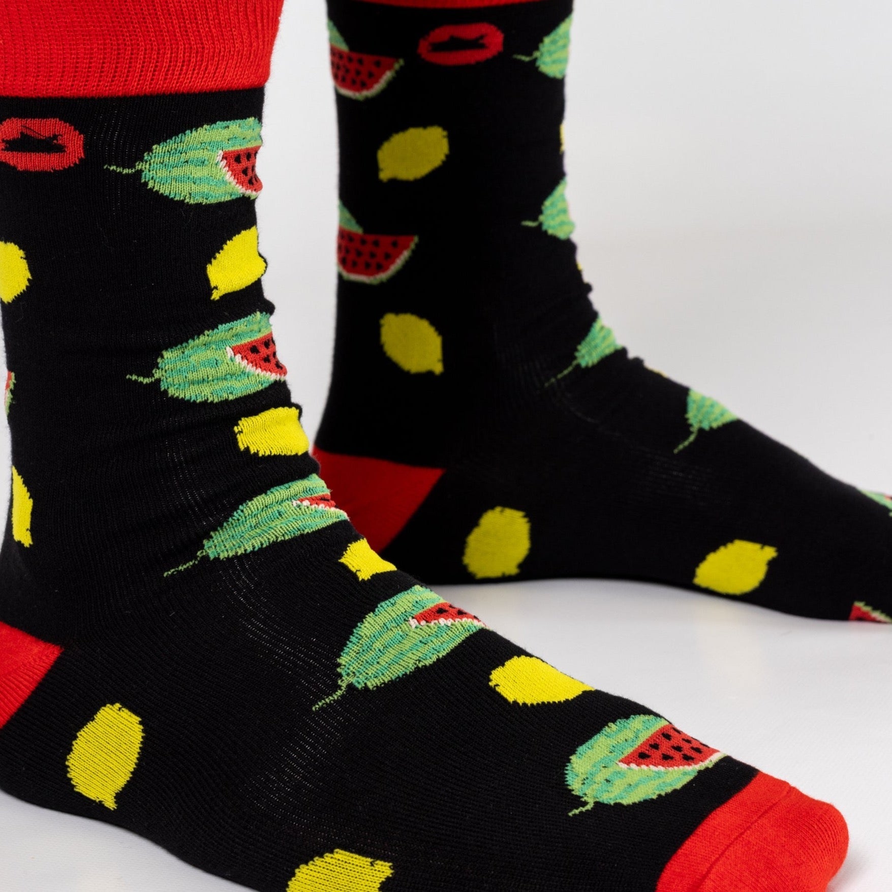 LEMON WATERMELON BAMBOO SOCKS - We Are Hedgy