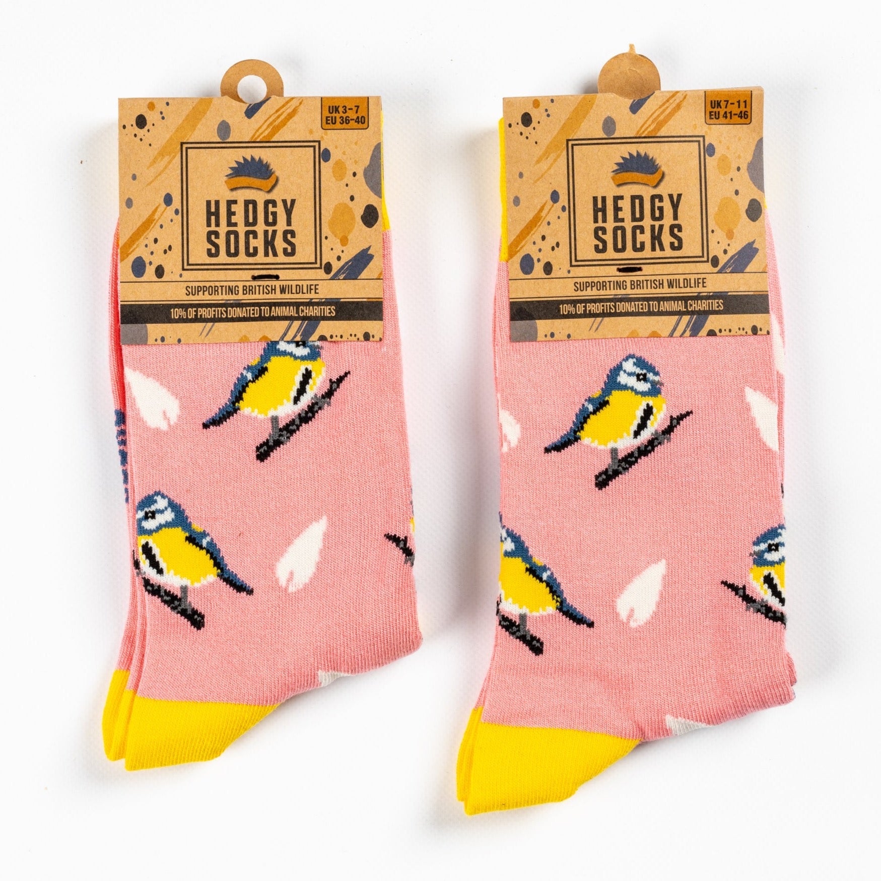 BLUE TIT BAMBOO SOCKS - HEDGY SOCKS