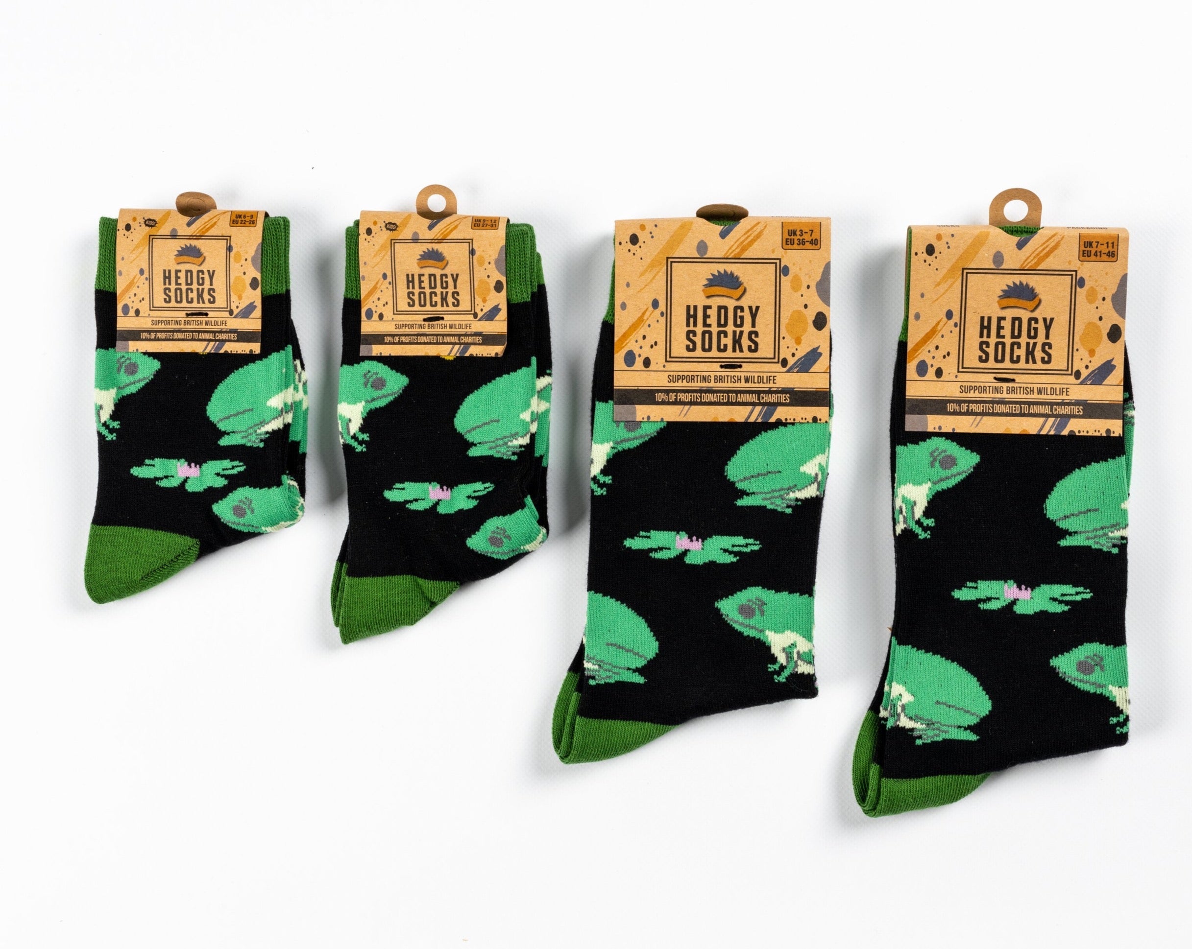 FAMILY BAMBOO SOCKS | FROG - HEDGY SOCKS