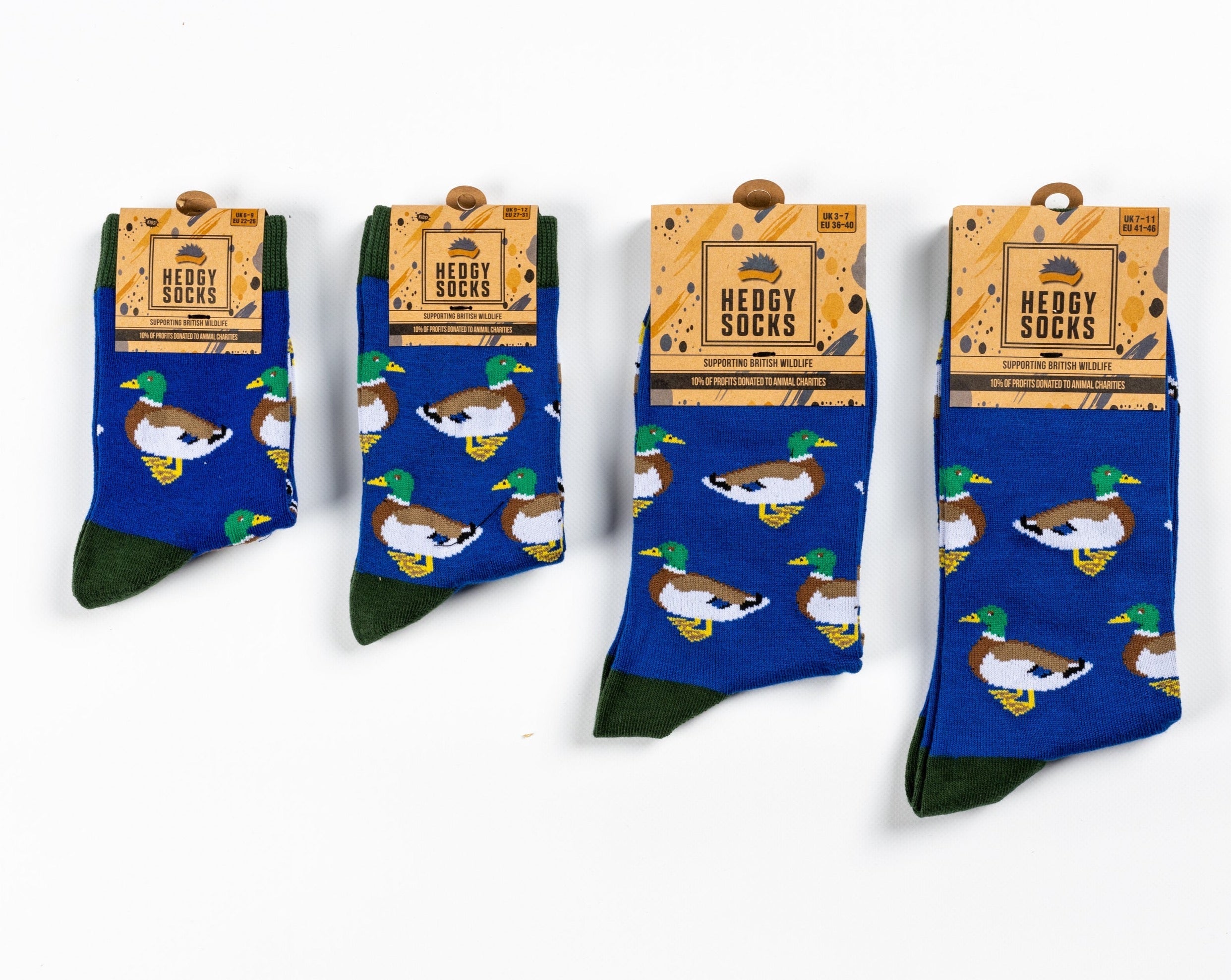 FAMILY BAMBOO SOCKS | MALLARD DUCK - HEDGY SOCKS