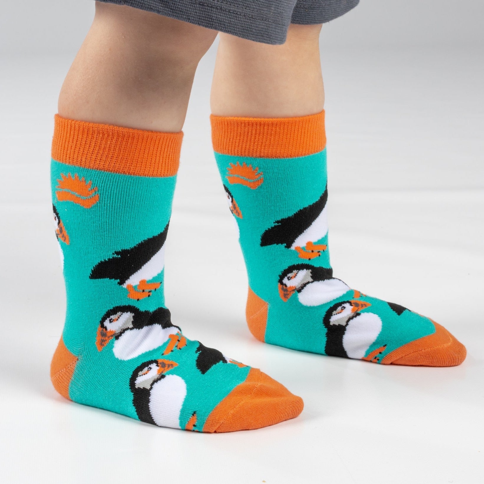 FAMILY BAMBOO SOCKS | PUFFIN - HEDGY SOCKS