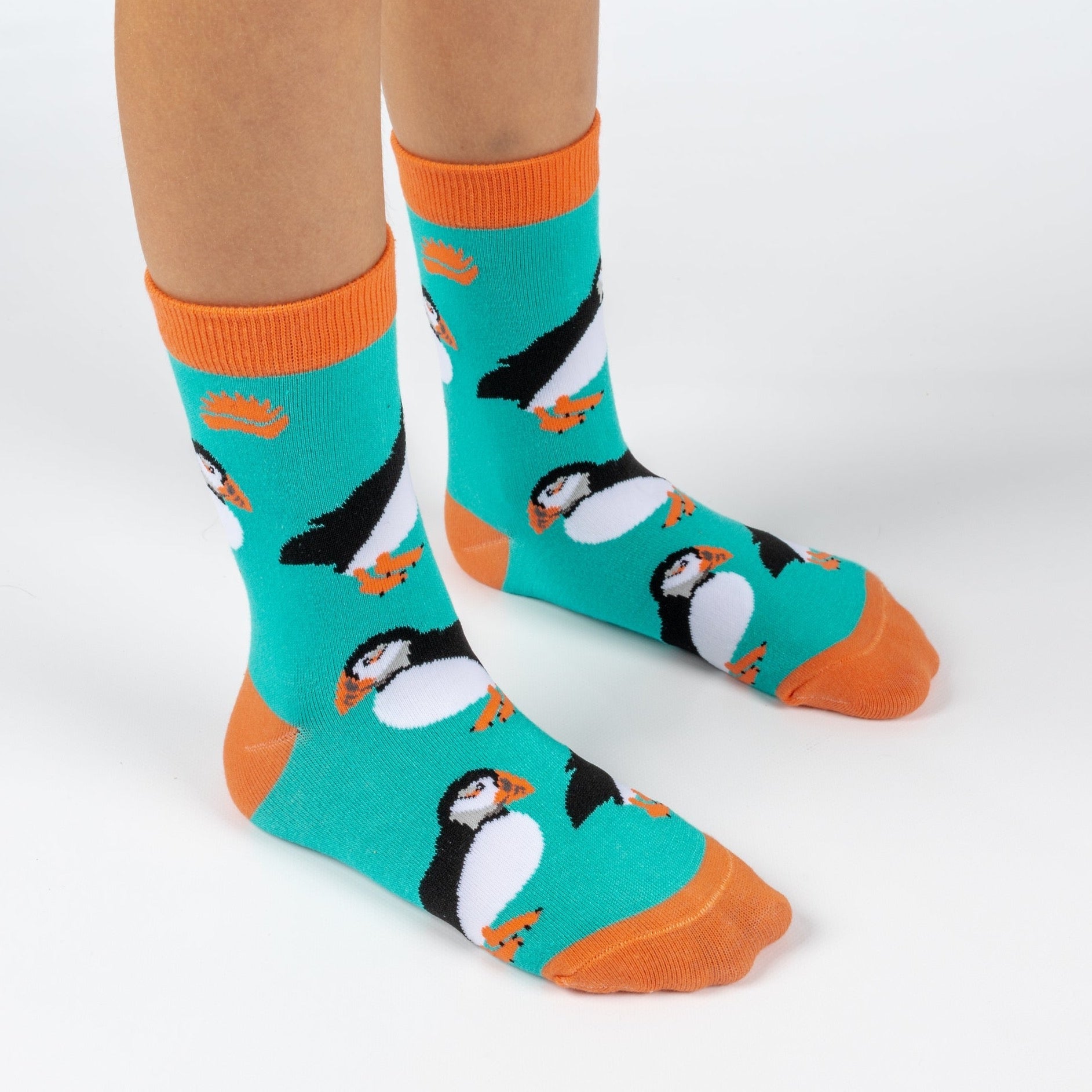 FAMILY BAMBOO SOCKS | PUFFIN - HEDGY SOCKS