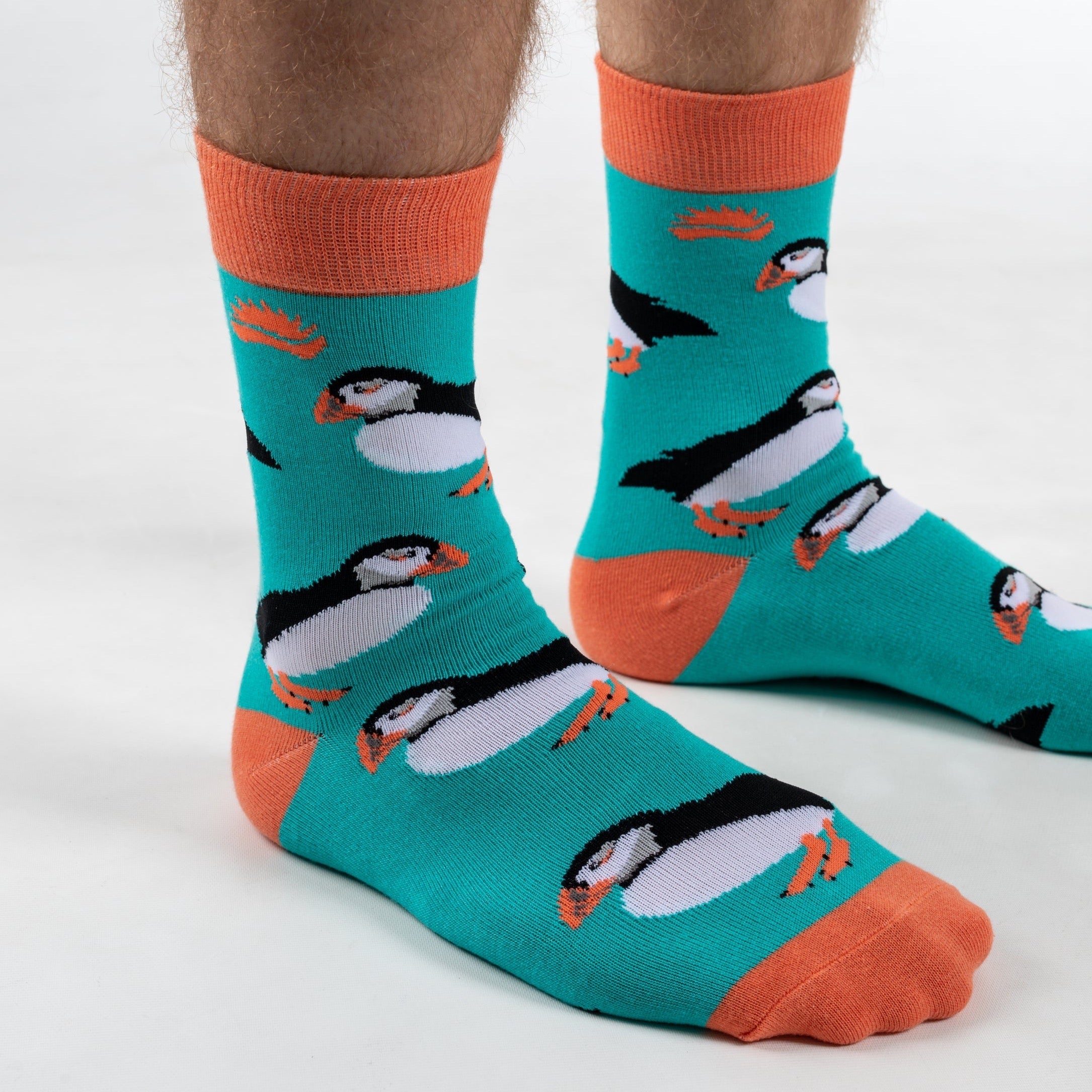 FAMILY BAMBOO SOCKS | PUFFIN - HEDGY SOCKS