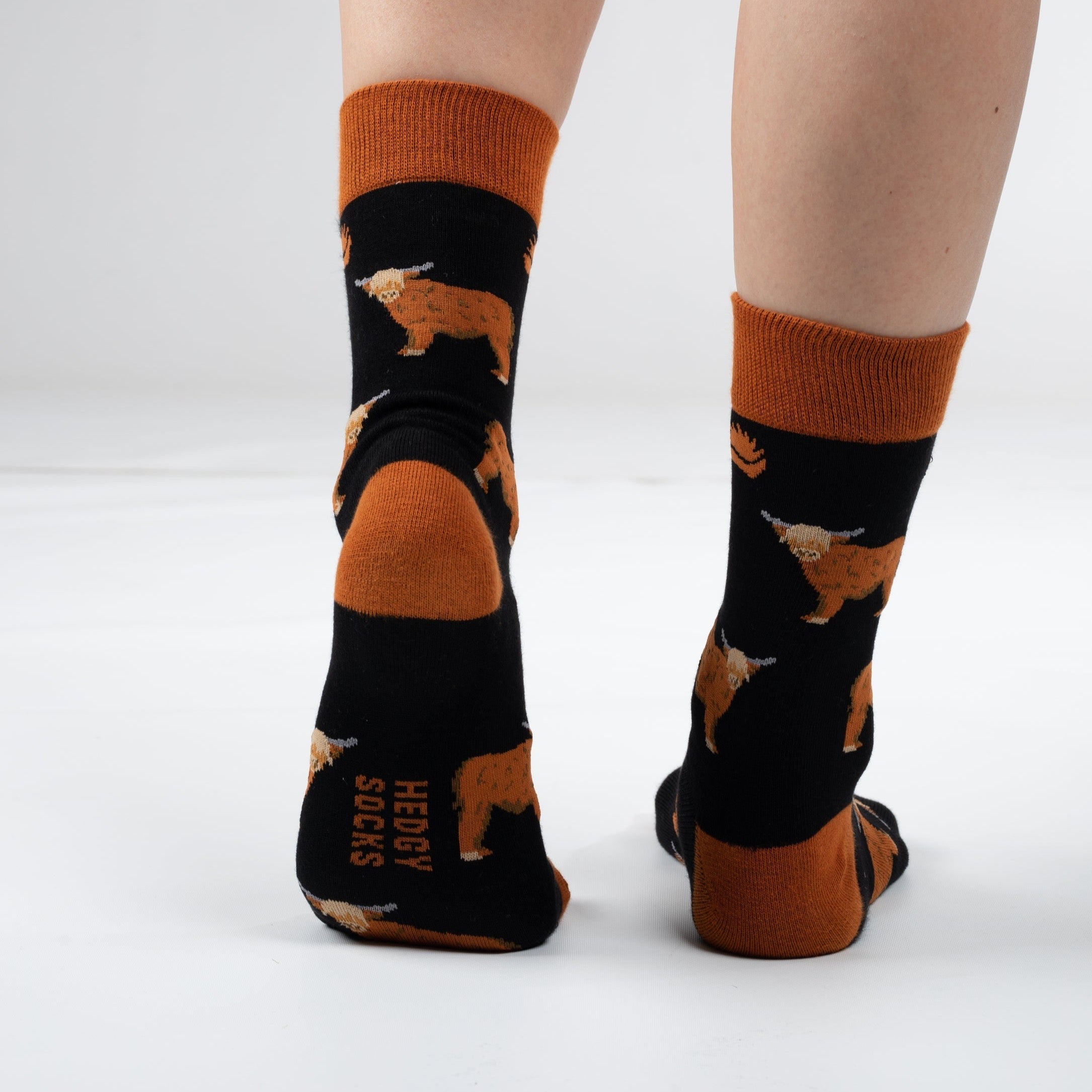 HIGHLAND COW BAMBOO SOCKS - HEDGY SOCKS