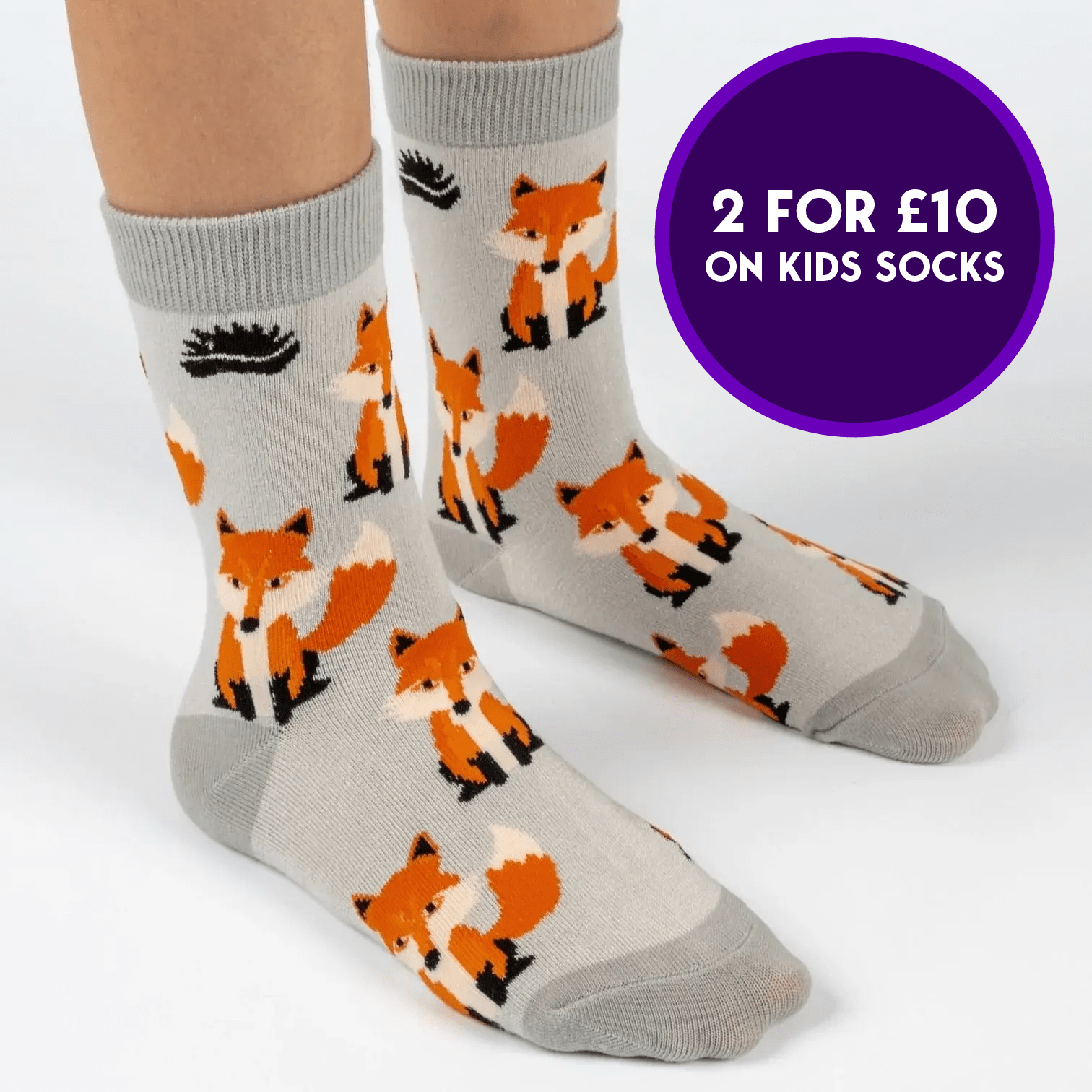 KIDS BAMBOO SOCKS | FOX - HEDGY SOCKS