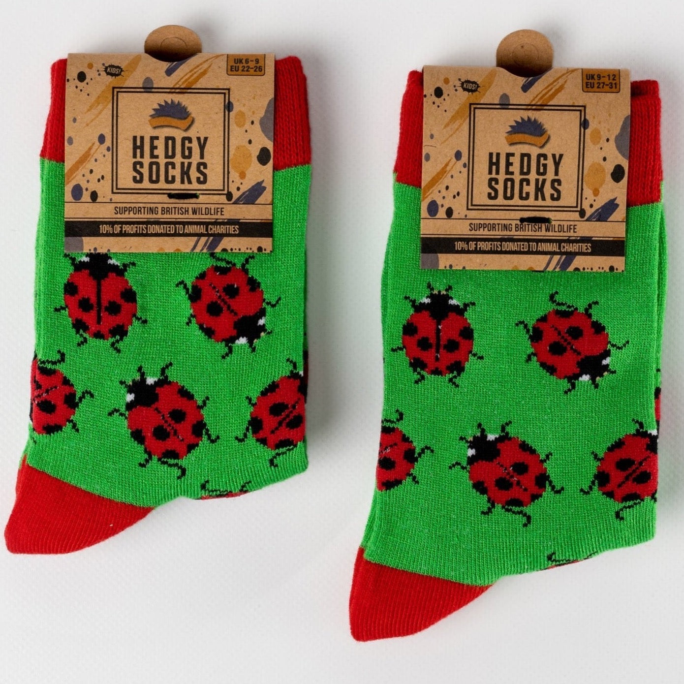 KIDS BAMBOO SOCKS | LADYBIRD - HEDGY SOCKS